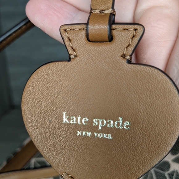 Kate Spade Flower Jacquard Market Medium Tote, Pink and Brown - Picture 10 of 10